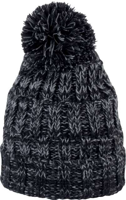 K-up Bobble Beanie - black