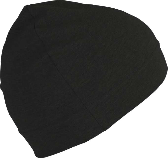 K-up Sporty Fitted Beanie - K-up Sporty Fitted Beanie - Black