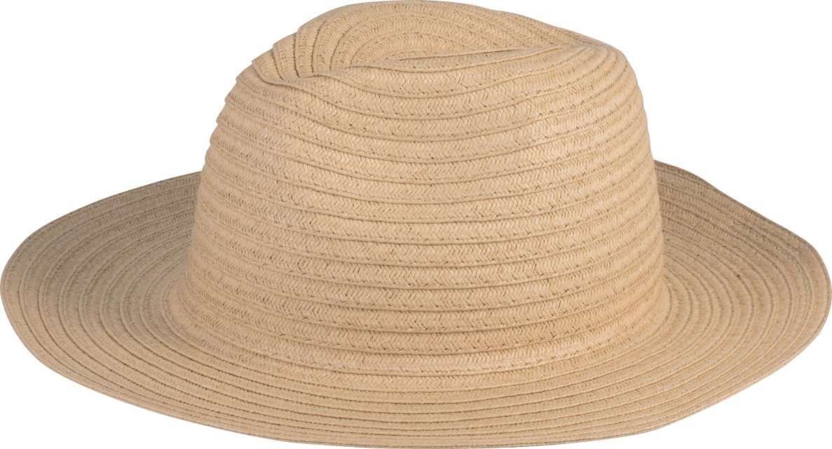 K-up Classic Straw Hat - hnědá