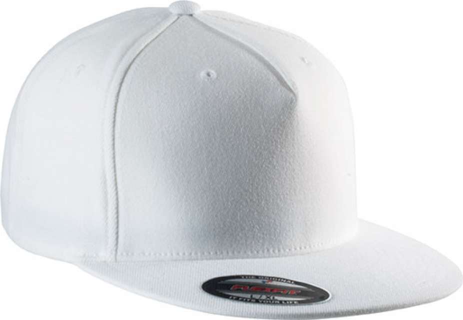 K-up Flexfit® Cap - 5 Panels - bílá