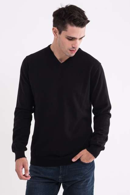 Legend World Wide Men’s V-neck Fine Gauge Cotton Pullover - Legend World Wide Men’s V-neck Fine Gauge Cotton Pullover - 