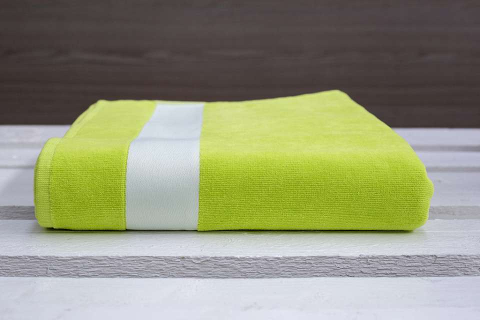 Olima Velour Beach Towel - žlutá