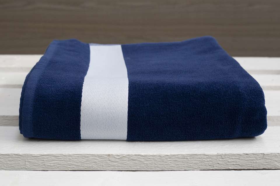 Olima Olima Velour Beach Towel - Olima Olima Velour Beach Towel - Navy