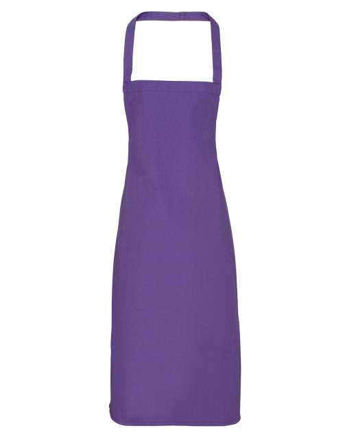 Premier 100% Cotton Bib Apron - fialová