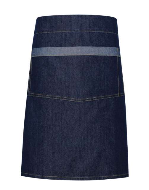 Premier 'domain' Contrast Denim Waist Apron - Premier 'domain' Contrast Denim Waist Apron - Navy