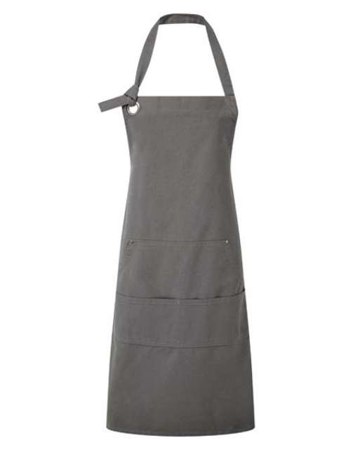 Premier 'calibre' Heavy Cotton Canvas Pocket Apron - Premier 'calibre' Heavy Cotton Canvas Pocket Apron - Charcoal