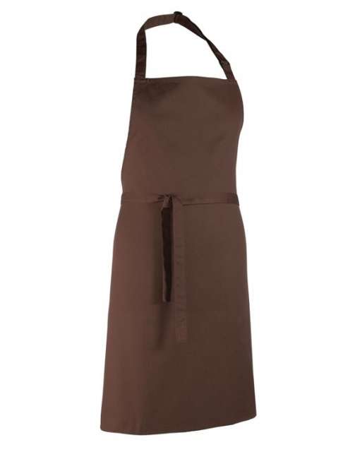 Premier 'colours Collection’ Bib Apron - brown