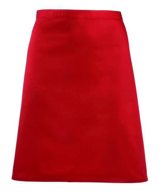 Premier 'colours Collection’ Mid Length Apron - red