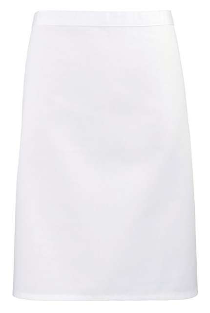 Premier 'colours Collection’ Mid Length Apron - white