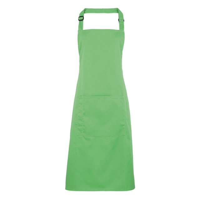 Premier ‘colours’ Bib Apron With Pocket - zelená