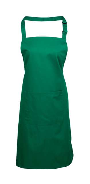 Premier ‘colours’ Bib Apron With Pocket - Premier ‘colours’ Bib Apron With Pocket - Kelly Green