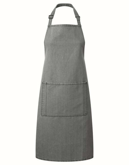 Premier ‘colours’ Bib Apron With Pocket - Grau