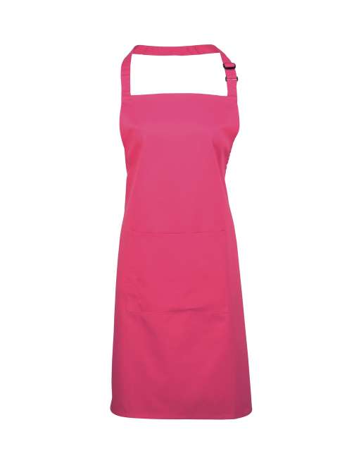 Premier ‘colours’ Bib Apron With Pocket - růžová