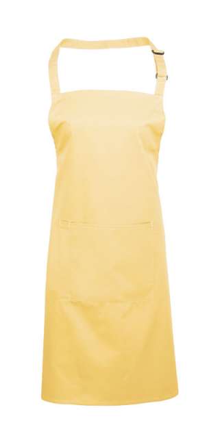 Premier ‘colours’ Bib Apron With Pocket - Gelb