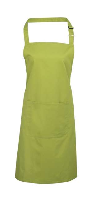 Premier ‘colours’ Bib Apron With Pocket - Grün