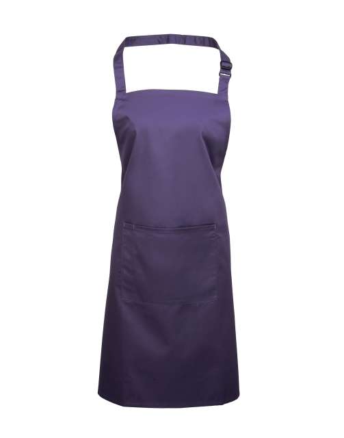 Premier ‘colours’ Bib Apron With Pocket - violet