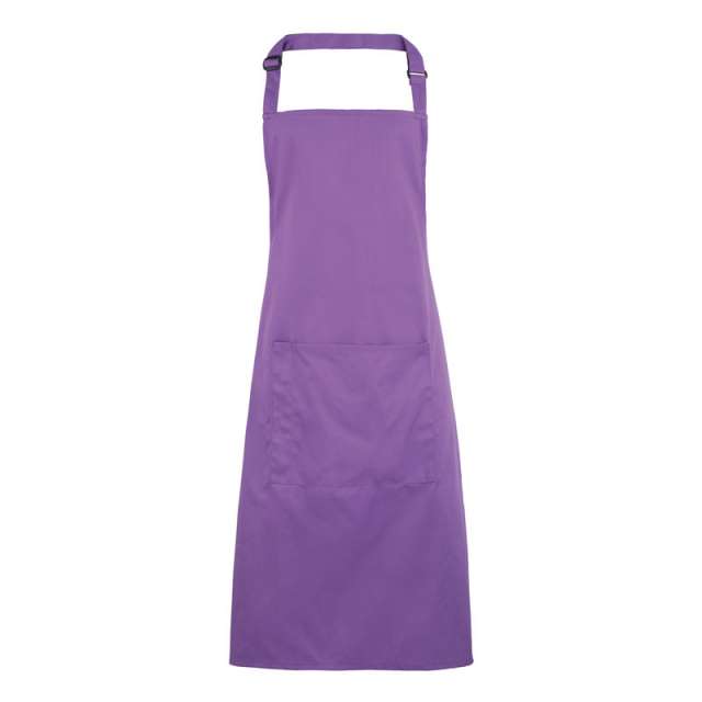 Premier ‘colours’ Bib Apron With Pocket - Violett