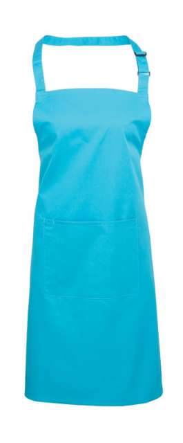 Premier ‘colours’ Bib Apron With Pocket - blau