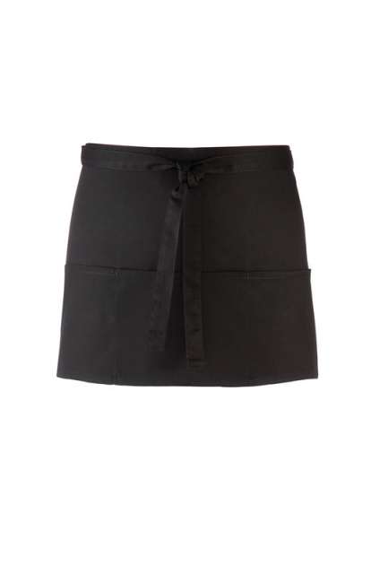 Premier 'colours Collection’ Three Pocket Apron - Premier 'colours Collection’ Three Pocket Apron - Black