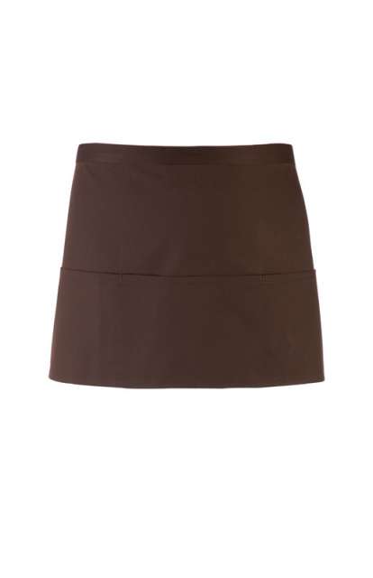 Premier 'colours Collection’ Three Pocket Apron - hnedá