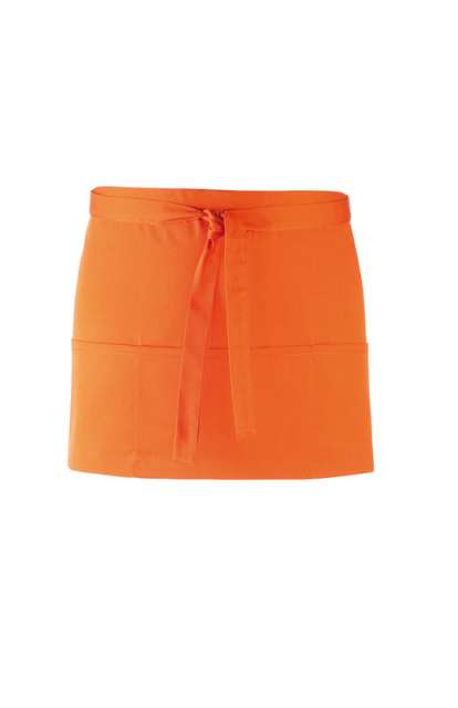 Premier 'colours Collection’ Three Pocket Apron - orange