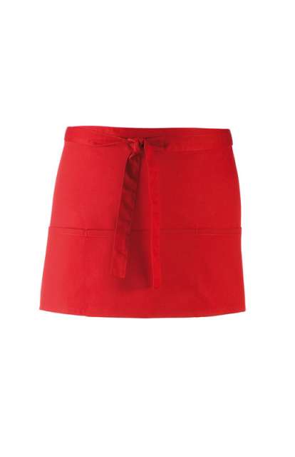Premier 'colours Collection’ Three Pocket Apron - Premier 'colours Collection’ Three Pocket Apron - Cherry Red