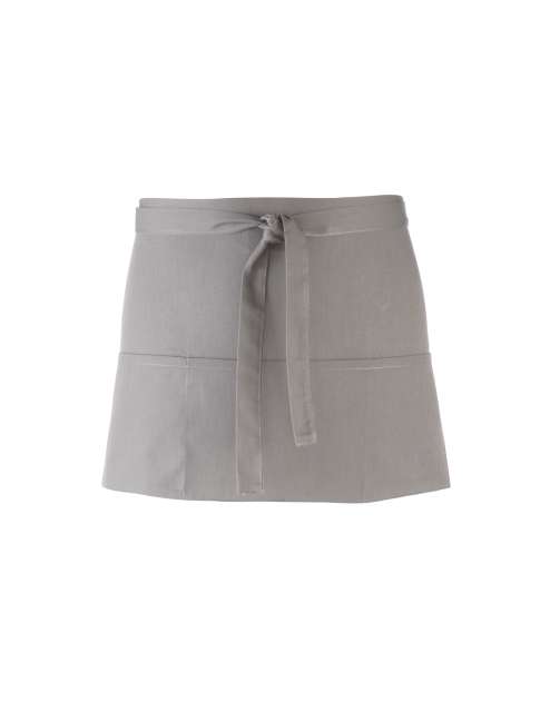 Premier 'colours Collection’ Three Pocket Apron - grey