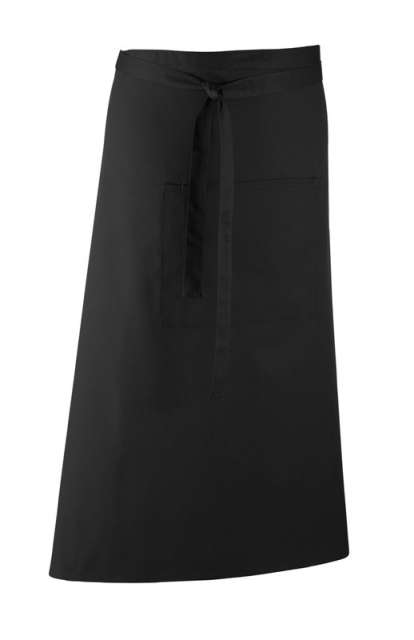 Premier 'colours Collection’ Bar Apron With Pocket - black