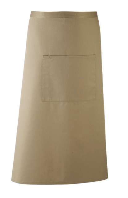 Premier 'colours Collection’ Bar Apron With Pocket - Premier 'colours Collection’ Bar Apron With Pocket - Military Green