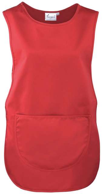 Premier Women's Pocket Tabard - Rot