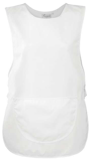 Premier Women's Pocket Tabard - biela