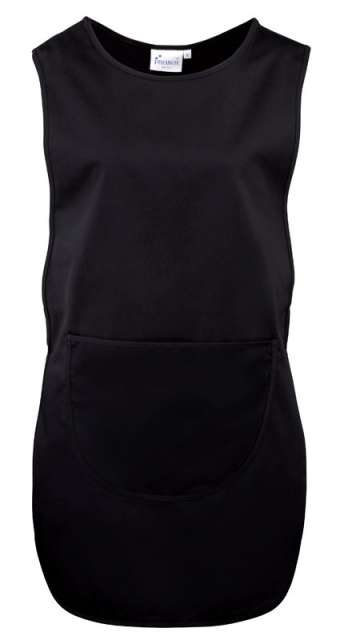 Premier Women's Long Length Pocket Tabard - black