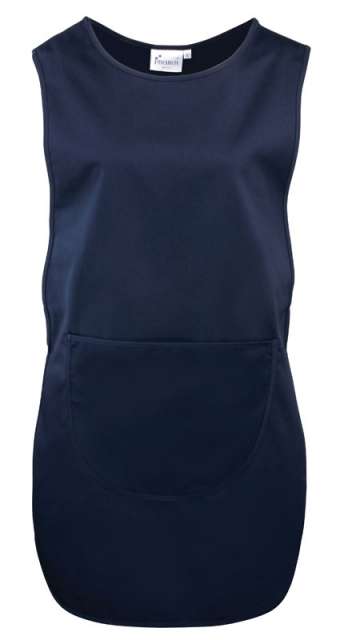 Premier Women's Long Length Pocket Tabard - blue