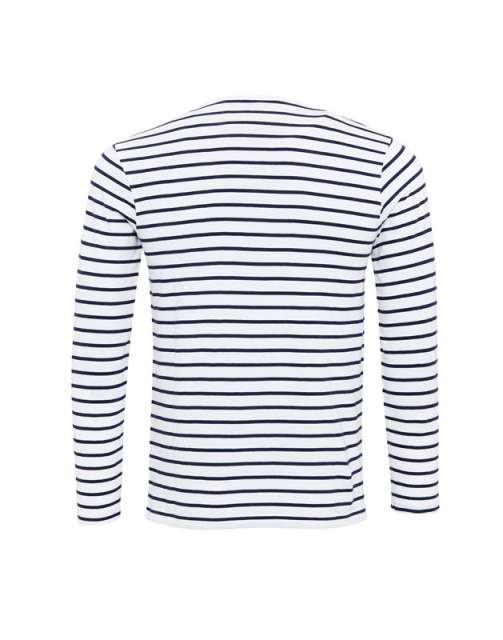 Premier Men's Long John Roll Sleeve Tee - bílá