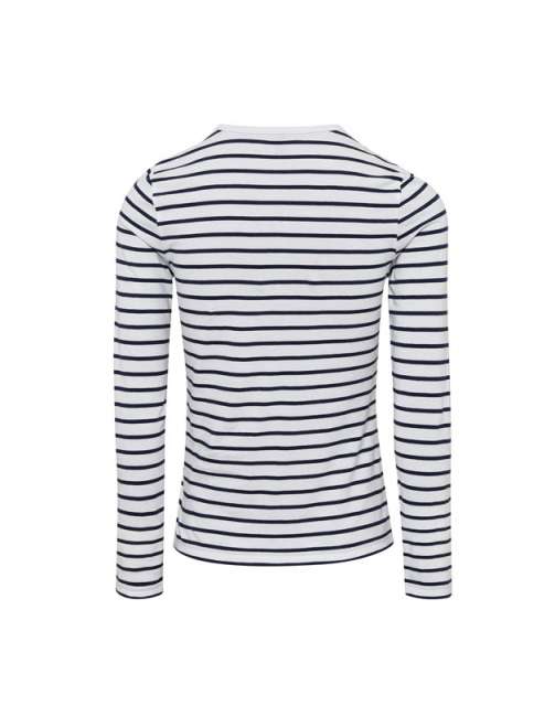 Premier Women's Long John Roll Sleeve Tee - bílá