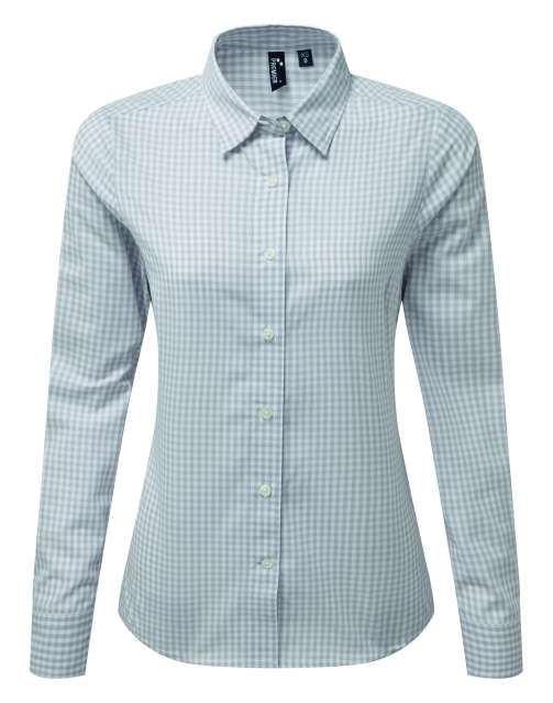 Premier 'maxton' Check Women's Long Sleeve Shirt - Premier 'maxton' Check Women's Long Sleeve Shirt - 