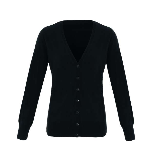 Premier 'essential' Acrylic Women's Cardigan - schwarz