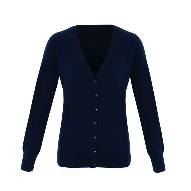 Premier 'essential' Acrylic Women's Cardigan - modrá