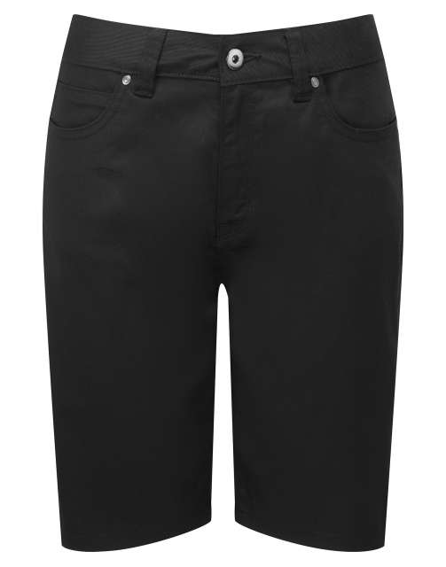 Premier Women's Performance Chino Shorts - čierna