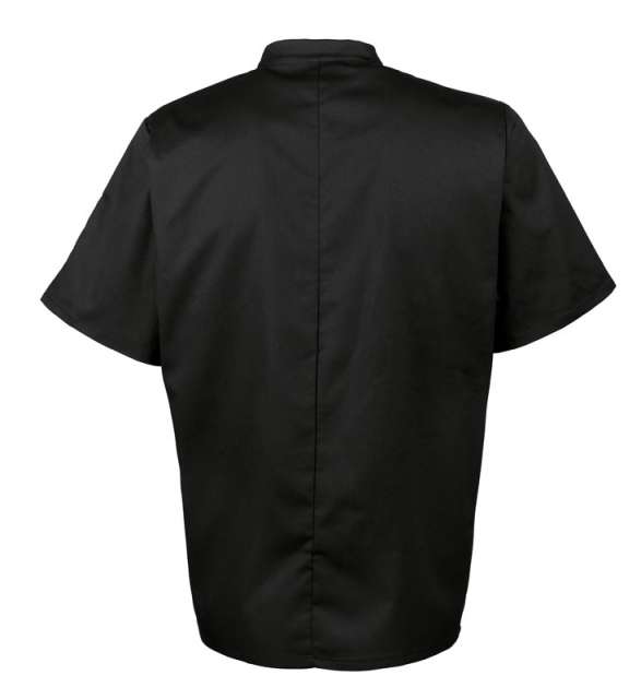 Premier Short Sleeve Chef's Jacket - Premier Short Sleeve Chef's Jacket - Black
