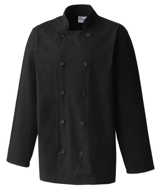 Premier Long Sleeve Chef’s Jacket - čierna