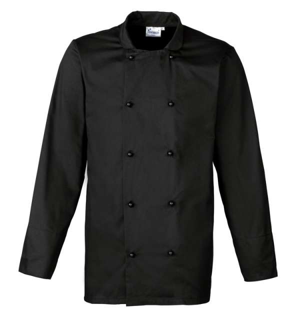 Premier ‘cuisine' Long Sleeve Chef’s Jacket - černá