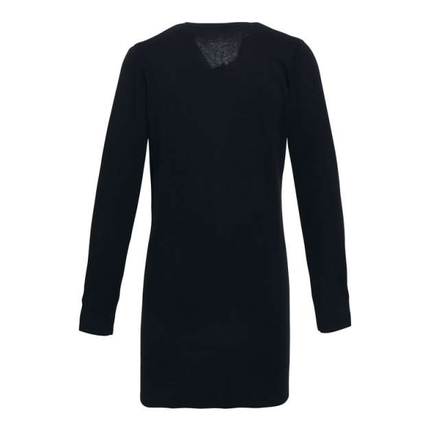 Premier Women's Long Length Knitted Cardigan - Premier Women's Long Length Knitted Cardigan - Black
