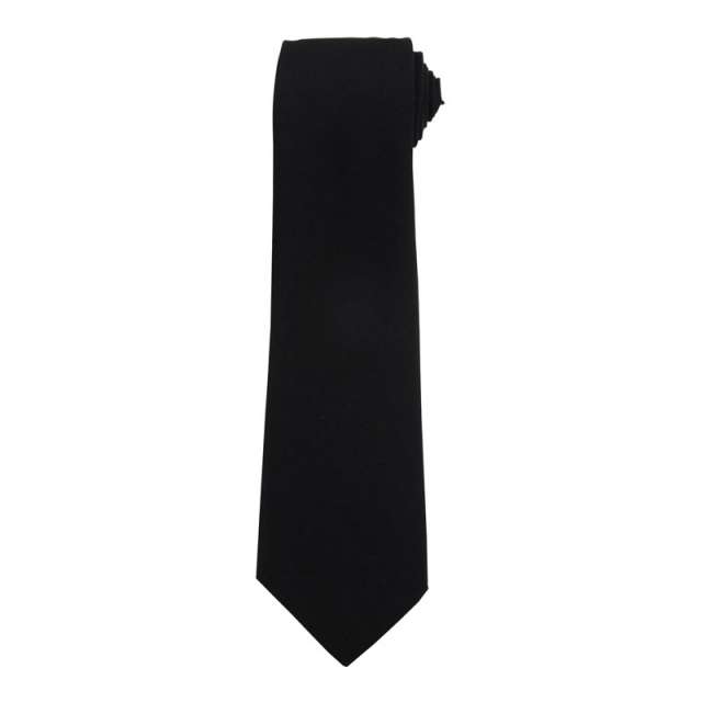 Premier Plain Work Tie - čierna