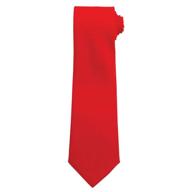Premier Plain Work Tie - red