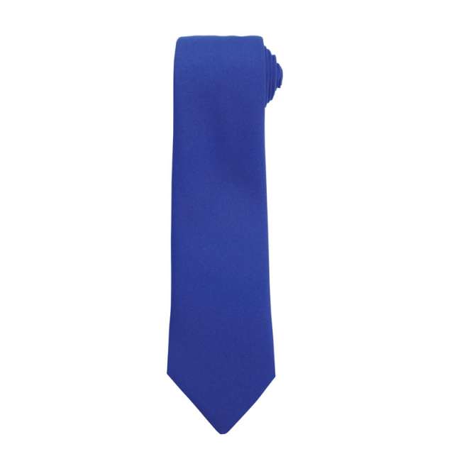 Premier Plain Work Tie - blue