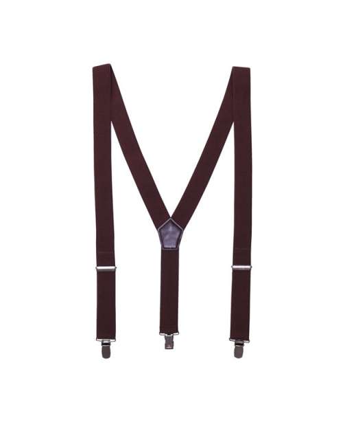 Premier Clip-on Trouser Braces/suspenders - brown