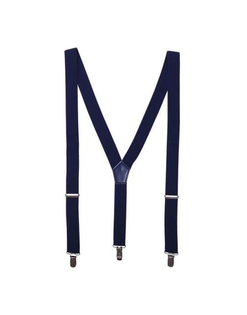 Premier Clip-on Trouser Braces/suspenders - Premier Clip-on Trouser Braces/suspenders - Navy