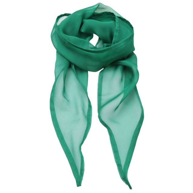 Premier 'colours Collection' Plain Chiffon Scarf - Premier 'colours Collection' Plain Chiffon Scarf - Kelly Green