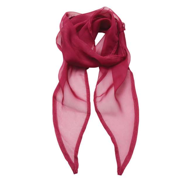 Premier 'colours Collection' Plain Chiffon Scarf - růžová